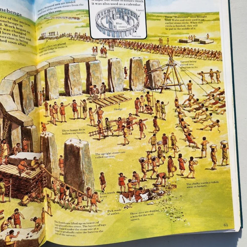 The Usborne Book of World History Hardcover Book Textbook Homeschooling Curricul